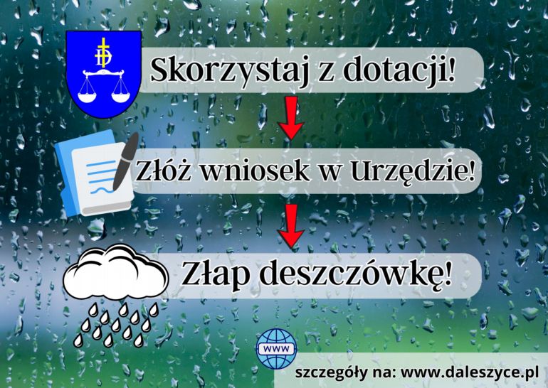 Dotacja na gromadzenie deszczówki